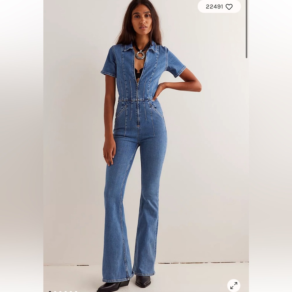 Free People We The Free Jayde Flare Jumpsuit